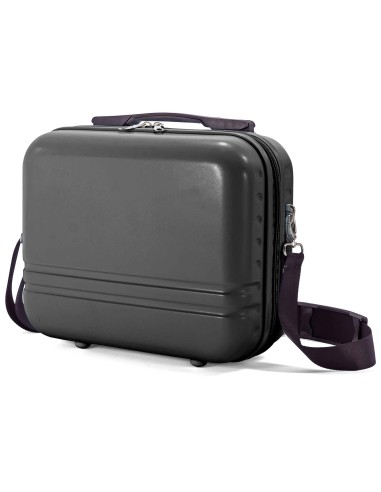 TROLLEY JUEGO DE 2 ABS 4 RUEDAS DOBLES.EXTENSIBLE + NECESER BZ5877-60/50