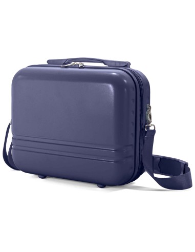 TROLLEY JUEGO DE 2 ABS 4 RUEDAS DOBLES.EXTENSIBLE + NECESER BZ5877-60/50