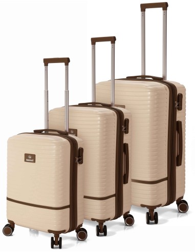 TROLLEY JUEGO DE 3 ABS 4 RUEDAS DOBLES.EXTENSIBLE BZ5886