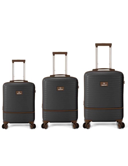 TROLLEY JUEGO DE 3 ABS 4 RUEDAS DOBLES.EXTENSIBLE BZ5886