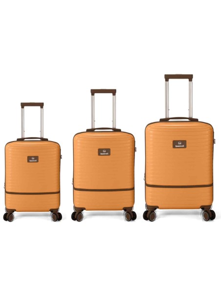 TROLLEY JUEGO DE 3 ABS 4 RUEDAS DOBLES.EXTENSIBLE BZ5886