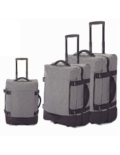 TROLLEY JUEGO DE 3 POLIESTER. 2 RUEDAS BZ5850