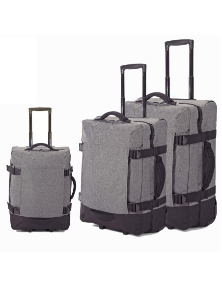 TROLLEY JUEGO DE 3 POLIESTER. 2 RUEDAS BZ5850