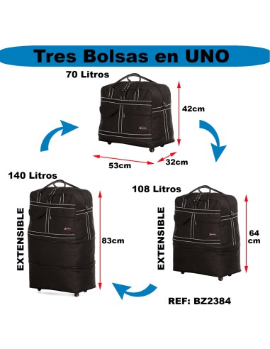 BOLSO DE VIAJE/RUEDAS BZ2384