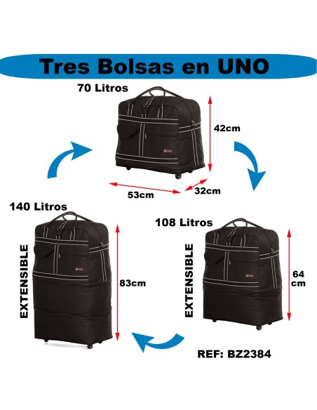 BOLSO DE VIAJE/RUEDAS BZ2384 BOLSO DE VIAJE/RUEDAS BZ2384