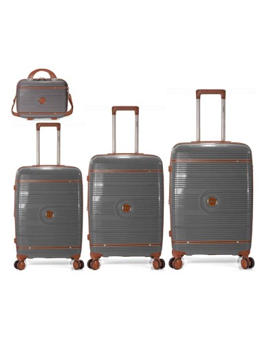 TROLLEY JUEGO DE 3+ NECESER PP 4 RUEDAS DOBLES.EXTENSIBLE BZ5900