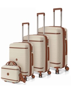 TROLLEY JUEGO DE 3+ NECESER PP 4 RUEDAS DOBLES.EXTENSIBLE BZ5900