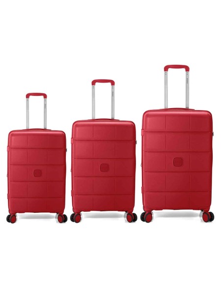 TROLLEY JUEGO DE 3 PP 4 RUEDAS DOBLES TSA EXTENSIBLE BZ5901