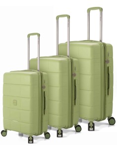 TROLLEY JUEGO DE 3 PP 4 RUEDAS DOBLES TSA EXTENSIBLE BZ5901