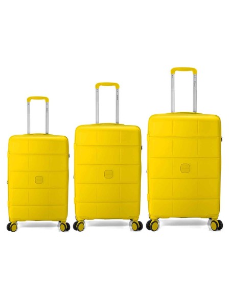 TROLLEY JUEGO DE 3 PP 4 RUEDAS DOBLES TSA EXTENSIBLE BZ5901