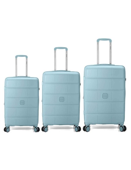 TROLLEY JUEGO DE 3 PP 4 RUEDAS DOBLES TSA EXTENSIBLE BZ5901