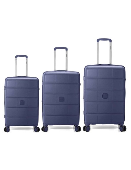 TROLLEY JUEGO DE 3 PP 4 RUEDAS DOBLES TSA EXTENSIBLE BZ5901