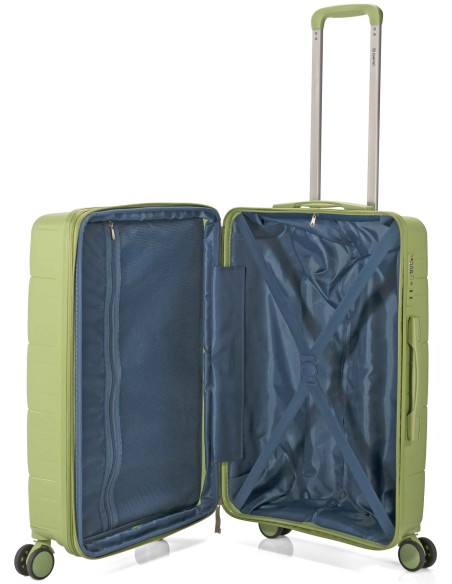 TROLLEY JUEGO DE 3 PP 4 RUEDAS DOBLES TSA EXTENSIBLE BZ5901