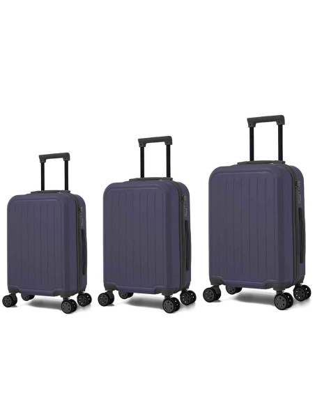 TROLLEY JUEGO DE 3 ABS 4 RUEDAS DOBLES. BZ5902