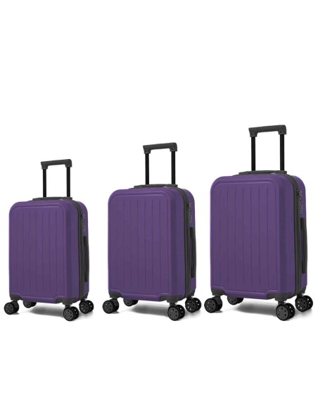 TROLLEY JUEGO DE 3 ABS 4 RUEDAS DOBLES. BZ5902