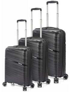 TROLLEY JUEGO DE 3 PP 4 RUEDAS DOBLES. EXTENSIBLE BZ5904