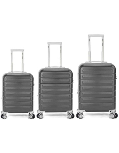 TROLLEY JUEGO DE 3 ABS 4 RUEDAS DOBLES EXTENSIBLE BZ5905