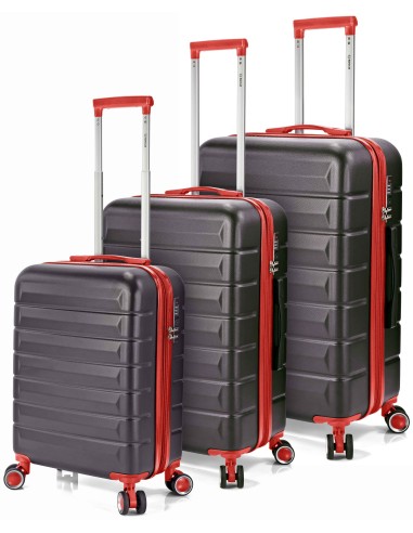 TROLLEY JUEGO DE 3 ABS 4 RUEDAS DOBLES EXTENSIBLE BZ5905