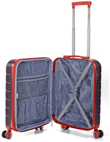 TROLLEY INDIVIDUAL ABS 4 RUEDAS DOBLES EXTENSIBLE BZ5905-50