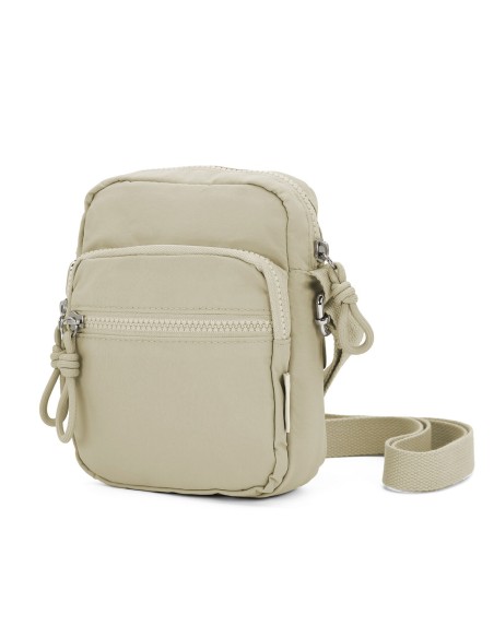 Material resistente polyester. Dimensiones: 19 x 23 x 6 cm. Bolsillos exteriores con cremallera. Correa ajustable Recíbalo en 24