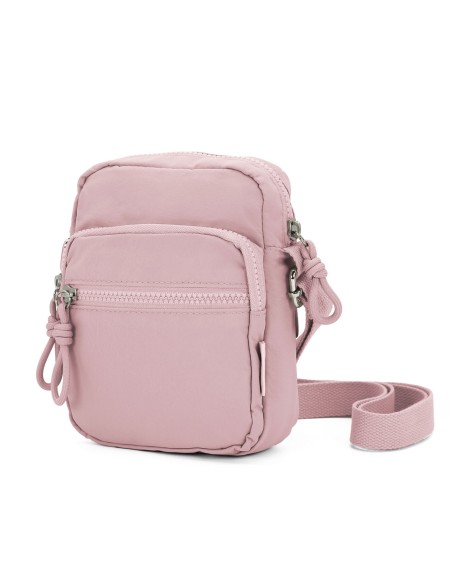 Material resistente polyester. Dimensiones: 19 x 23 x 6 cm. Bolsillos exteriores con cremallera. Correa ajustable Recíbalo en 24