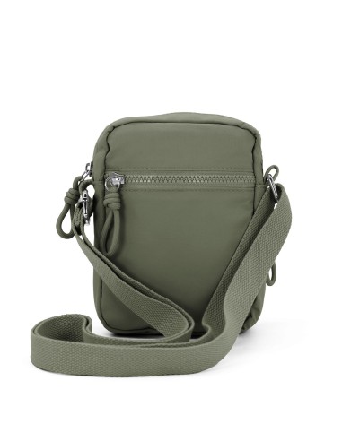 Material resistente polyester. Dimensiones: 19 x 23 x 6 cm. Bolsillos exteriores con cremallera. Correa ajustable Recíbalo en 24