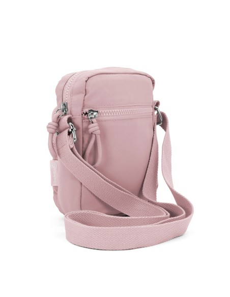 Material resistente polyester. Dimensiones: 19 x 23 x 6 cm. Bolsillos exteriores con cremallera. Correa ajustable Recíbalo en 24