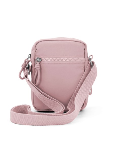 Material resistente polyester. Dimensiones: 19 x 23 x 6 cm. Bolsillos exteriores con cremallera. Correa ajustable Recíbalo en 24