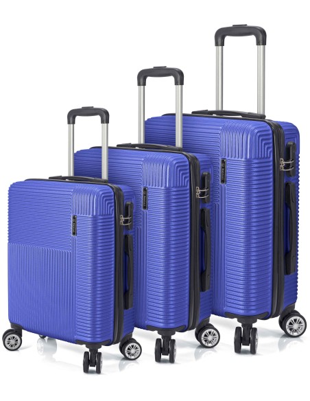 TROLLEY JUEGO DE 3 ABS 4 RUEDAS DOBLES BZ5746