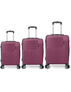 TROLLEY JUEGO DE 3 ABS 4 RUEDAS DOBLES BZ5746 2