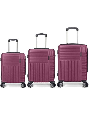 TROLLEY JUEGO DE 3 ABS 4 RUEDAS DOBLES BZ5746