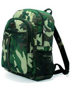 MOCHILA DE POLIÉSTER CON BOLSILLOS DE CREMALLERA Y DISEÑO COMPACTO - BZ2855