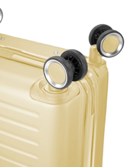 MALETA DE CABINA DE ABS CON 4 RUEDAS DOBLES - BENZI