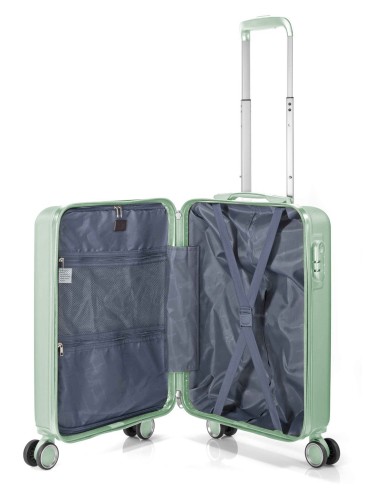 MALETA DE CABINA DE ABS CON 4 RUEDAS DOBLES - BENZI