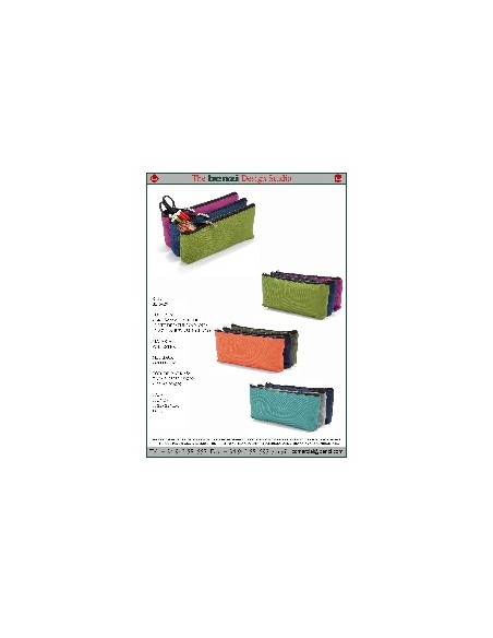 ESTUCHE CON 3 CREMALLERAS 24X11X6 CM - BENZI