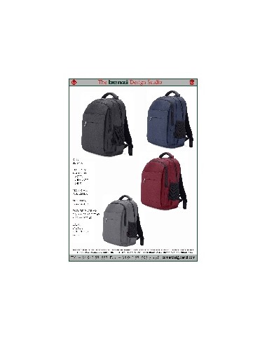 MOCHILA PORTA ORDENADOR 32X46X21 CM - BENZI