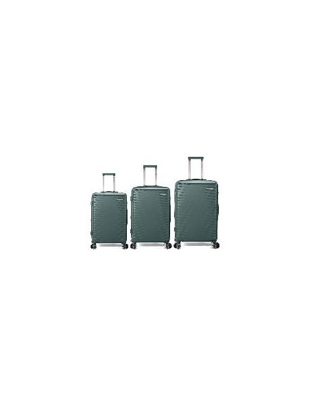 JUEGO DE 3 MALETAS DE ABS EXTENSIBLES CON 4 RUEDAS DOBLES - BENZI