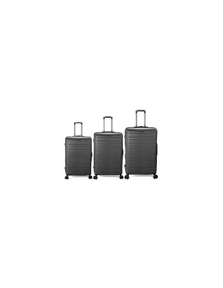 JUEGO DE 3 MALETAS DE ABS EXTENSIBLES CON CANDADO TSA CON 4 - BENZI