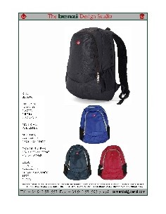 MOCHILA PEQUEÑA 24X37X16 CM - BENZI