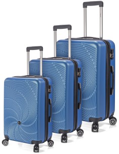 TROLLEY JUEGO DE 3 ABS 4 RUEDAS EXTENSIBLE BZ5688