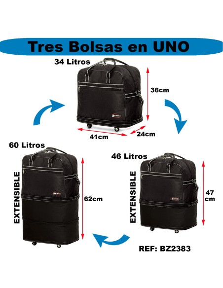 BOLSO DE VIAJE/RUEDAS BZ2383