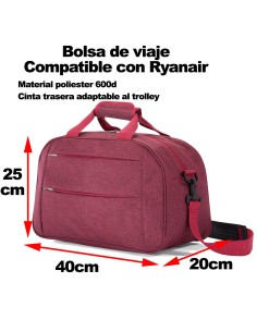 Bolso Viaje Ryanair| Equipaje de Mano - BENZI 2